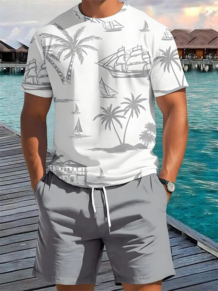 Sustainable Summer Vibes – Tropical Shirt & Comfy Shorts!