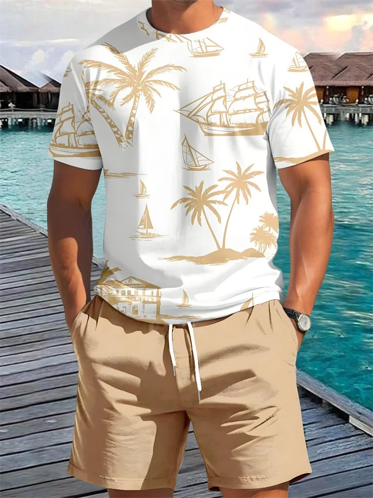 Sustainable Summer Vibes – Tropical Shirt & Comfy Shorts!