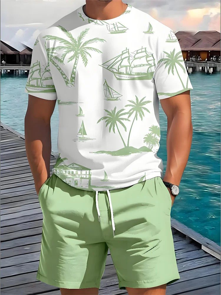 Sustainable Summer Vibes – Tropical Shirt & Comfy Shorts!