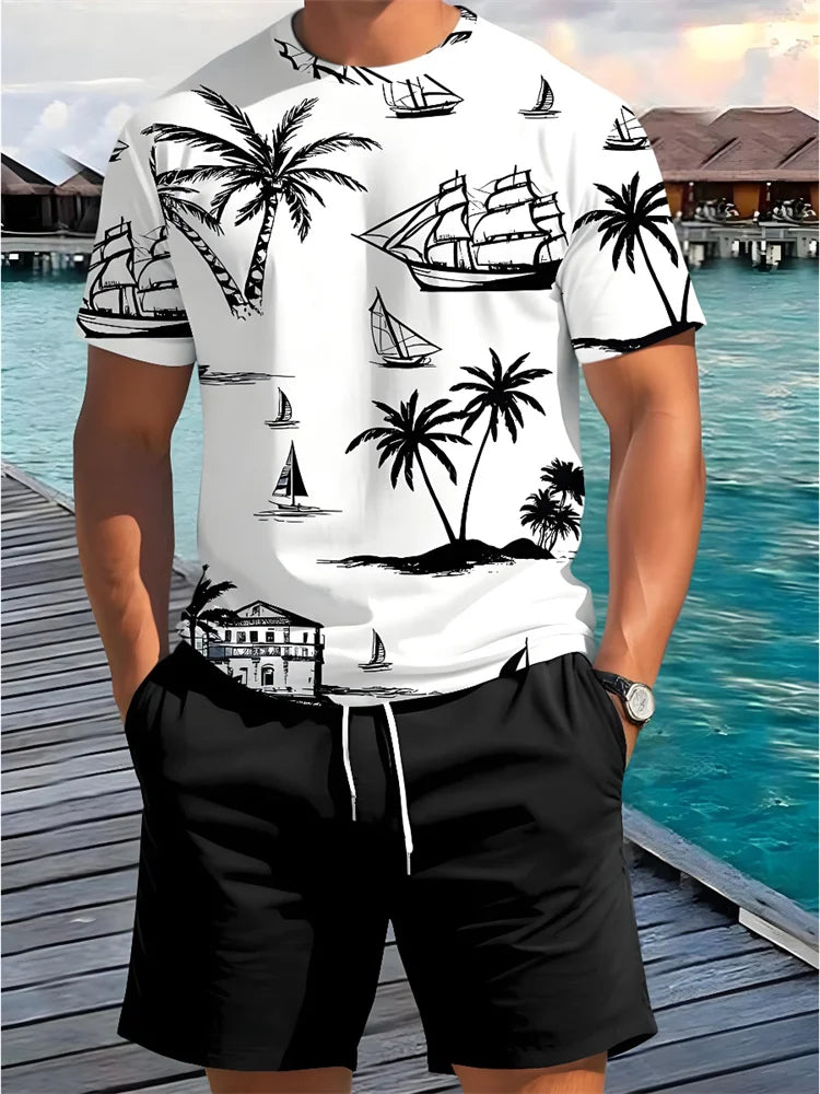 Sustainable Summer Vibes – Tropical Shirt & Comfy Shorts!